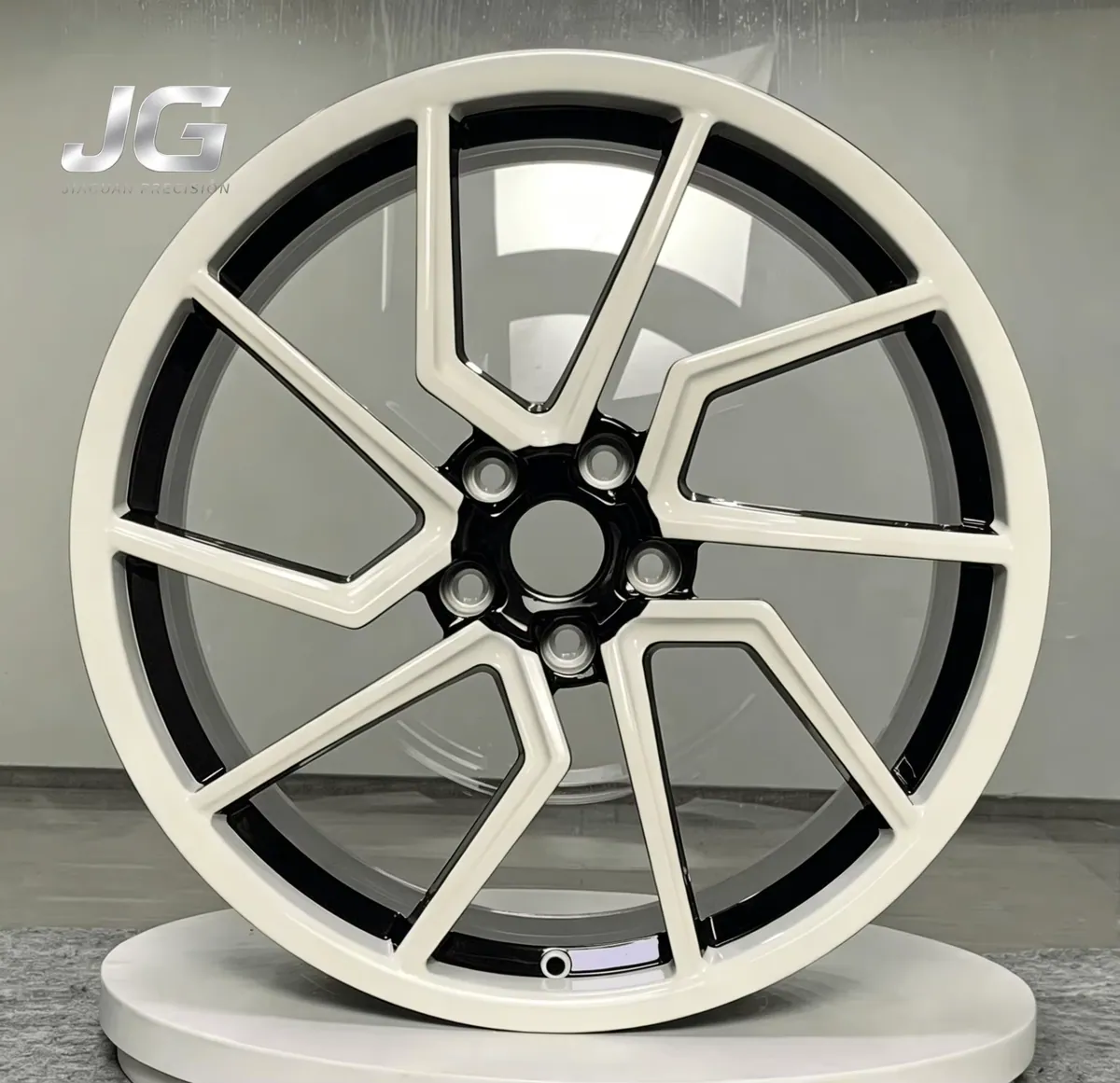 JG Custom 5x112 5x114.3 5x120 Spray Paint 18 20 21 22 Inch 6061-T6 Forged Alloy Wheels for Ferrari Sports Car forged wheel