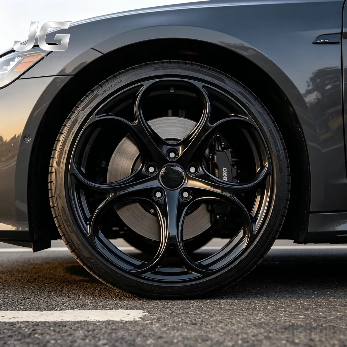 JG Custom 5x114.3 5x130 5x120 Passenger Car Rims Forged Aluminium Alloy Car Wheels Rims 18 19 20 22 24 Inch Wheel forged wheel