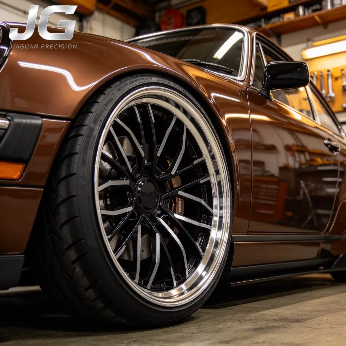 JG Custom Black and Silver Rims  21X9J 22X9 PCD 108mm CB63.4 Forged Alloy Wheels for Zeekr 001 007 009 7X MIX — JG forged wheel