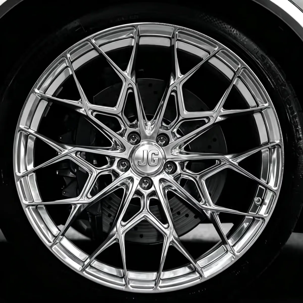 JG Custom Forged Wheel 1 Piece Chromed Silver 17 18 19 20 21 22 Inch 5x114.3 5x120 5x130 5x115 for Tesla Cadillac Nissan forged wheel
