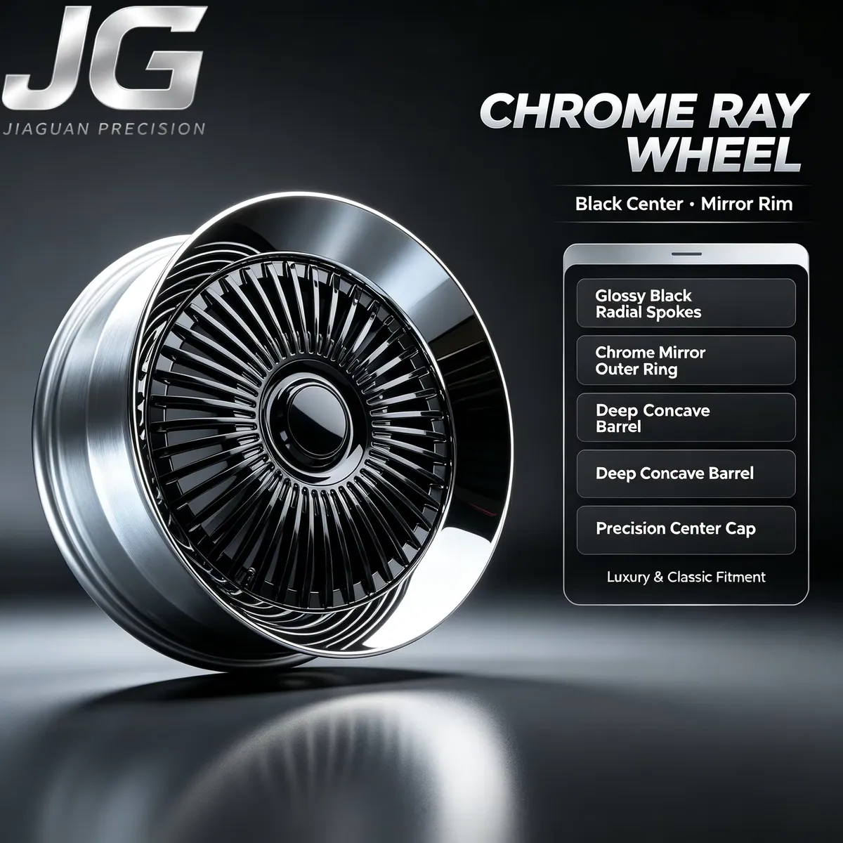 JG Custom Forged Aluminum Alloy Wheel Chrome Lip Passenger Car Rims for Land Rover Range Rover 5x112 5x114.3 18 20 22 24 Inch forged wheel