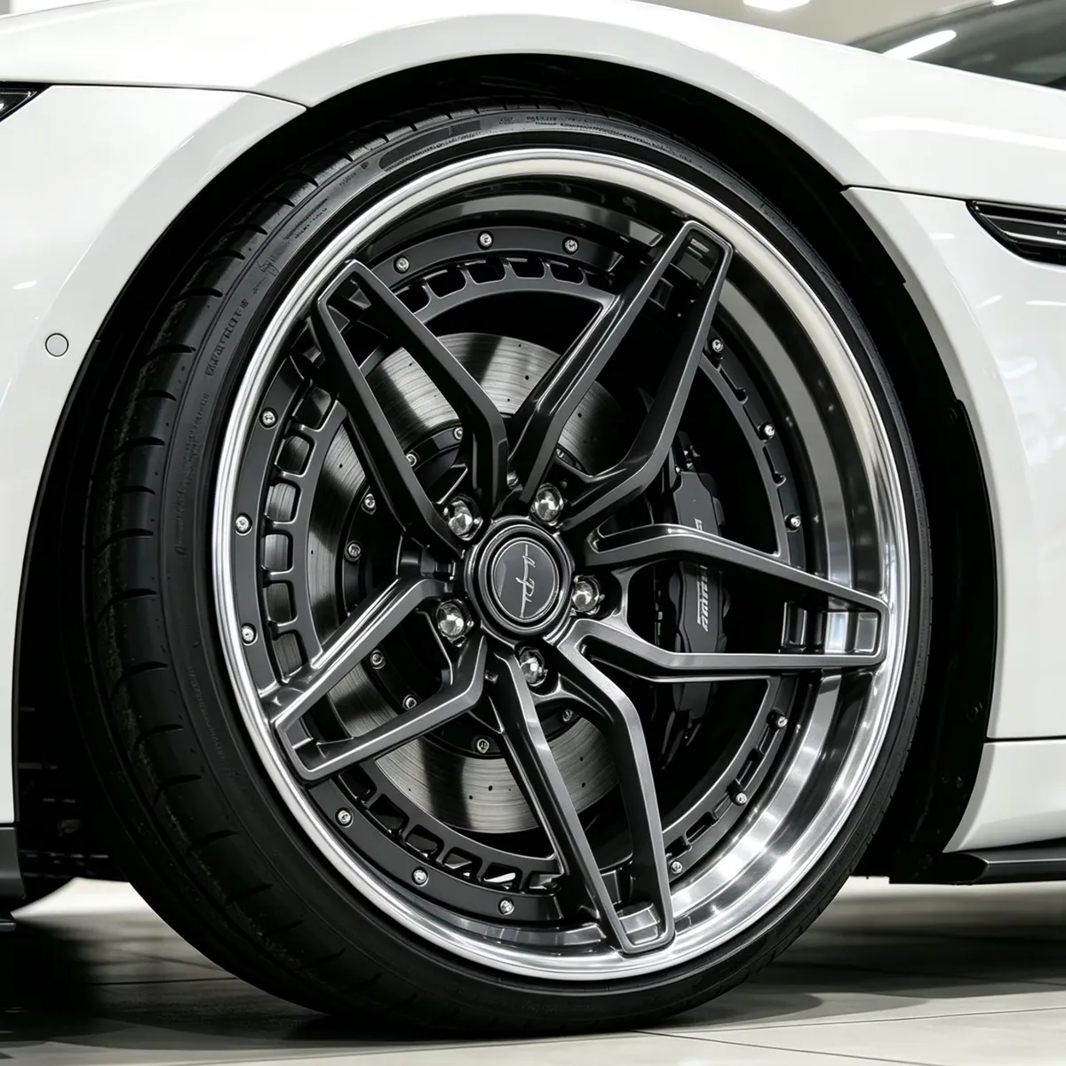JG Custom Forged Car Wheels Bright Black Grey Alloy Rims 18 19 20 Inch 5x112mm for Porsche Mercedes BMW Audi Replacement Rims forged wheel