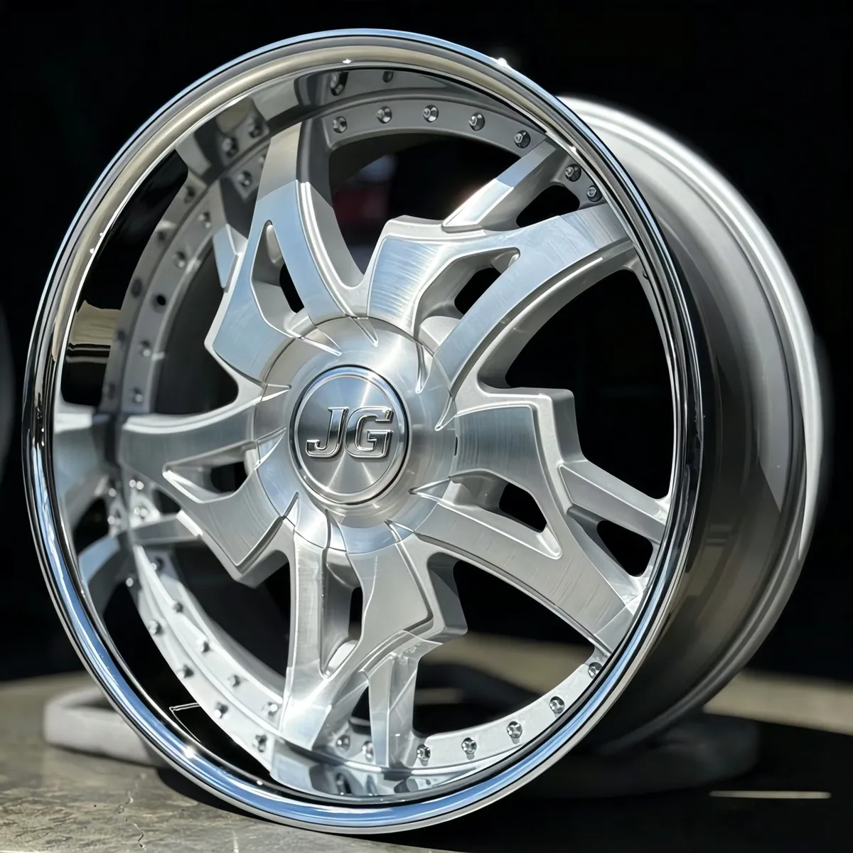 JG Custom Forged Deep Dish Wheels 17-24Inch 5x114.3 5x120 6x130 for Truck F150 Chevrolet Impala Chrysler 300C Dodge Ram Ford forged wheel