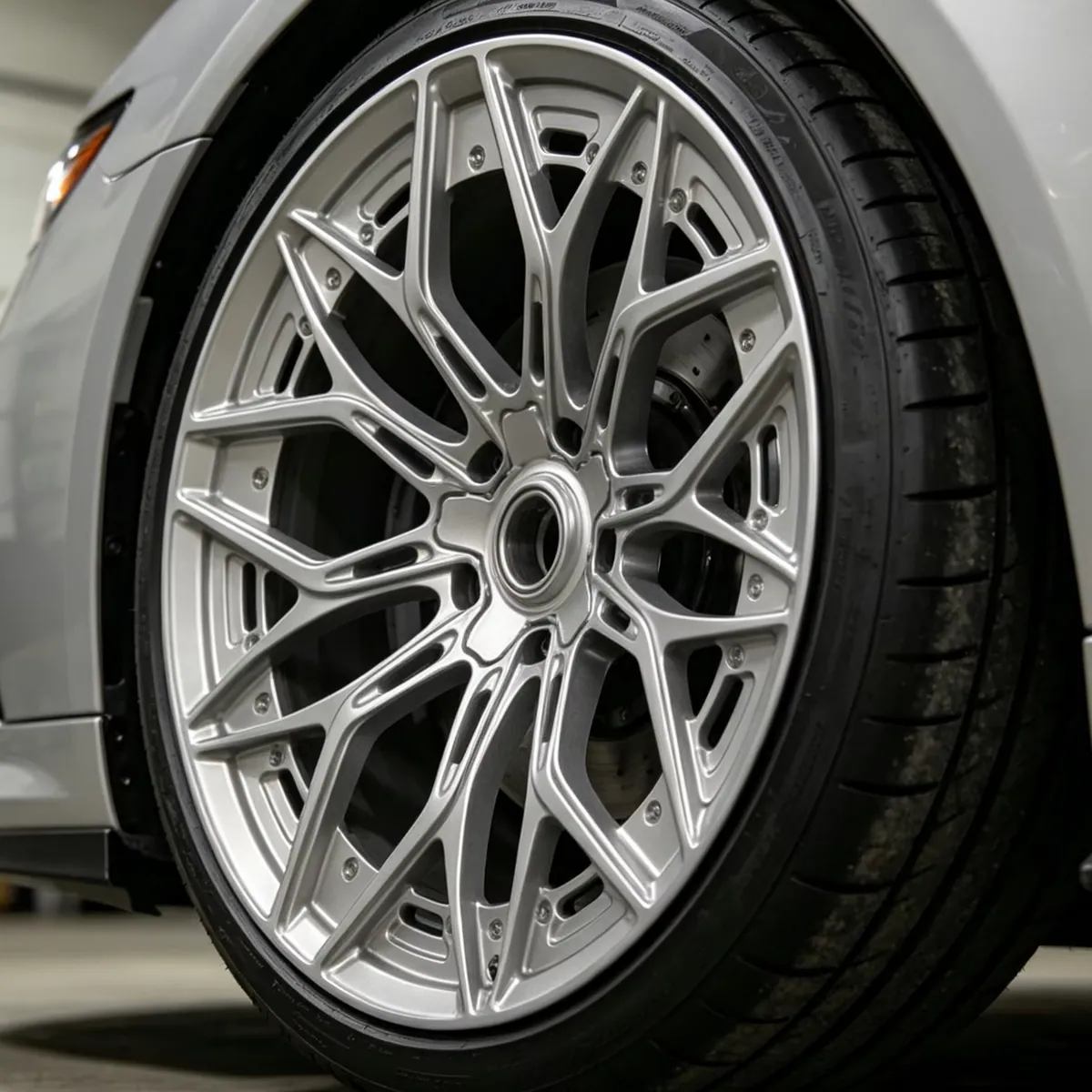 JG Custom Forged Multi Spoke Petal Silver Aluminium Alloy Wheels 18 19  5x108 5x130 5x100 Rim for Bugatti Bentley Twopiecewheel forged wheel