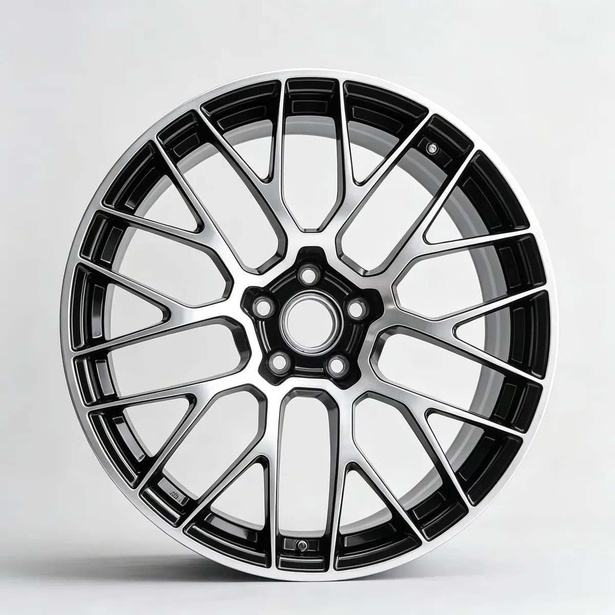 JG Custom  Forged Alloy Sliver Machined Multi Spoke Rims 17-22 Inch 5x112 5x120 Fit BMW Mercedes Audi Porsche Tesla SUV forged wheel