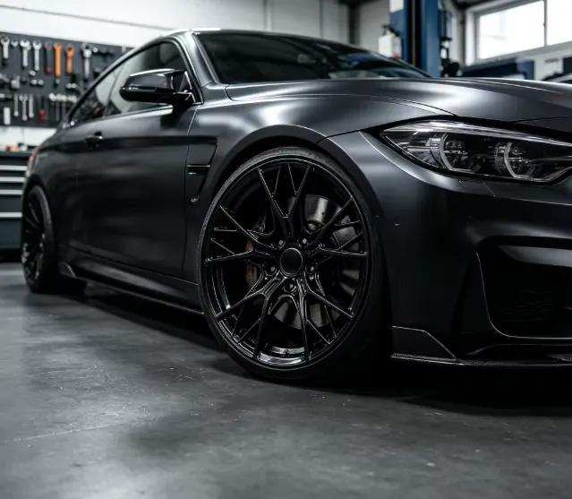 JG Custom Gloss Black 5-Spoke Forged Wheels 5x112 5x114.3 Personalized Aftermarket Sport Alloy Rims for Car Modification forged wheel