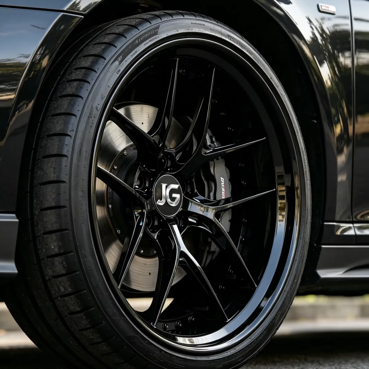 JG Custom Gloss Black Forged Wheels 18-24 Inch 5x114.3 5x112 5x120 Offset for Honda Luxury Car Aftermarket Alloy Rims forged wheel
