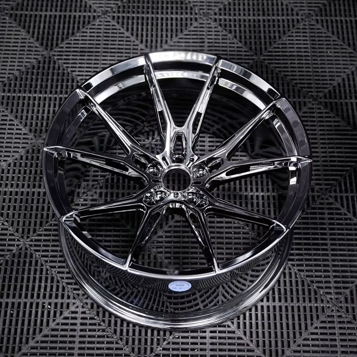 JG Deep Concave Forged Wheels 5x112 5x115 5x120 MmGloss Bright Black High Strength X-Ray Test Wholesale Modified Car Rims forged wheel