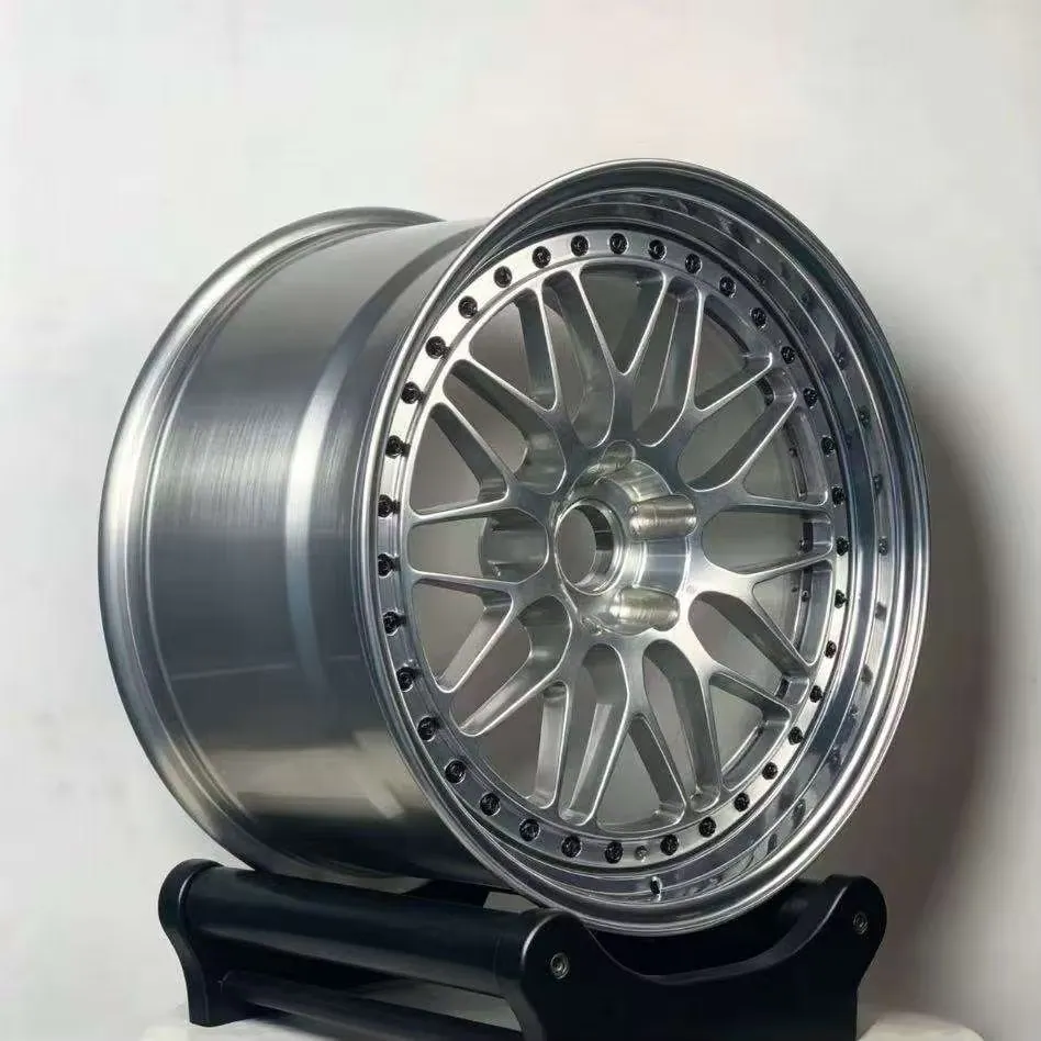 JG  Deep Dish Wheel 2 Piece 17-22 Inch 5x130 5x120 Silver Customize Forged Aluminum Concave Passenger Car  Wheels for benz BMW forged wheel