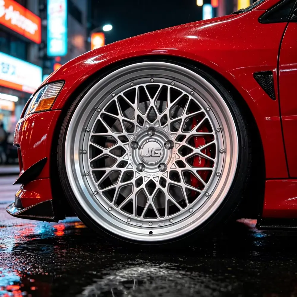 JG Factory   2-Piece  17-24 Inch Wire Spoke Brushed Silver Deep Dish Rims Multiple Spokes  Forged Aluminium Alloy Sport Car Rims forged wheel