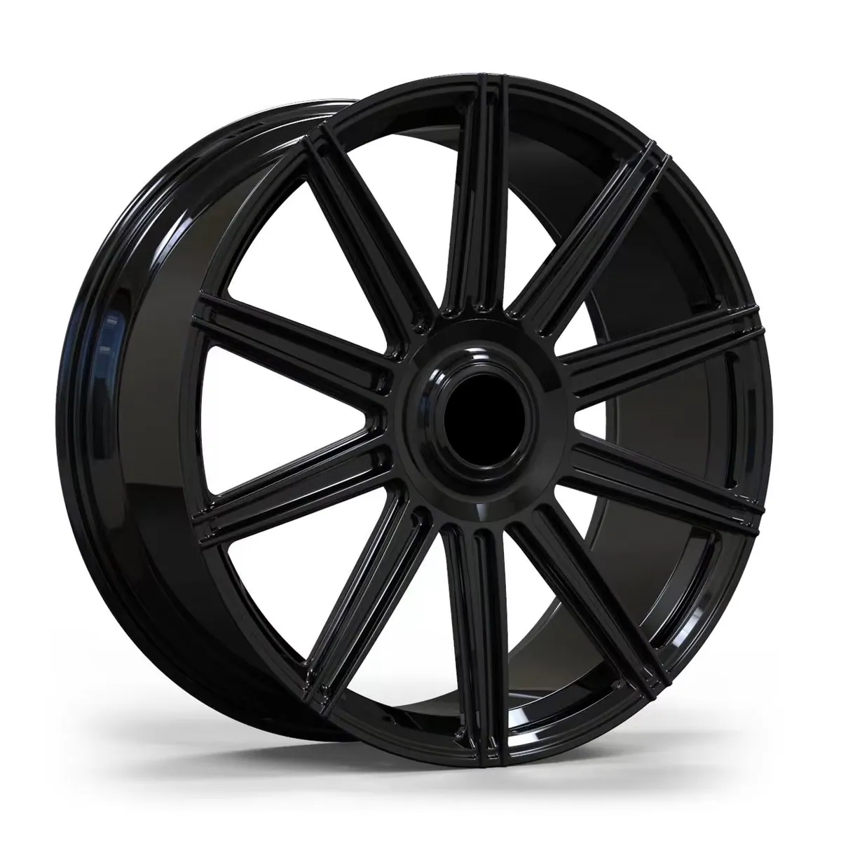 JG Factory Custom Forged Gloss Black Multi Twin Spoke Concave Rims High Anti-Fatigue Universal One-Piece Forged Alloy Wheels forged wheel