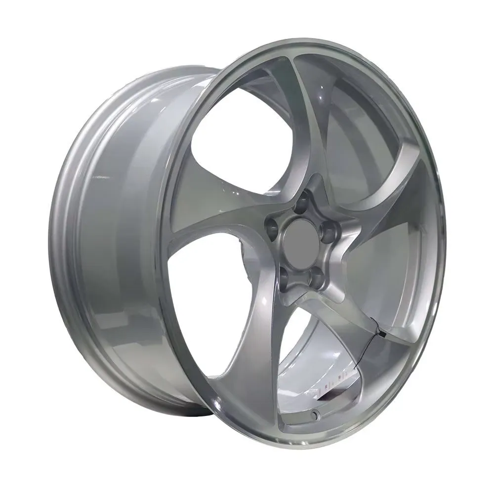 JG Factory Custom Forged Gloss Silver 5 Spoke Concave Rims High Anti-Fatigue Universal One-Piece Forged Alloy Wheels forged wheel