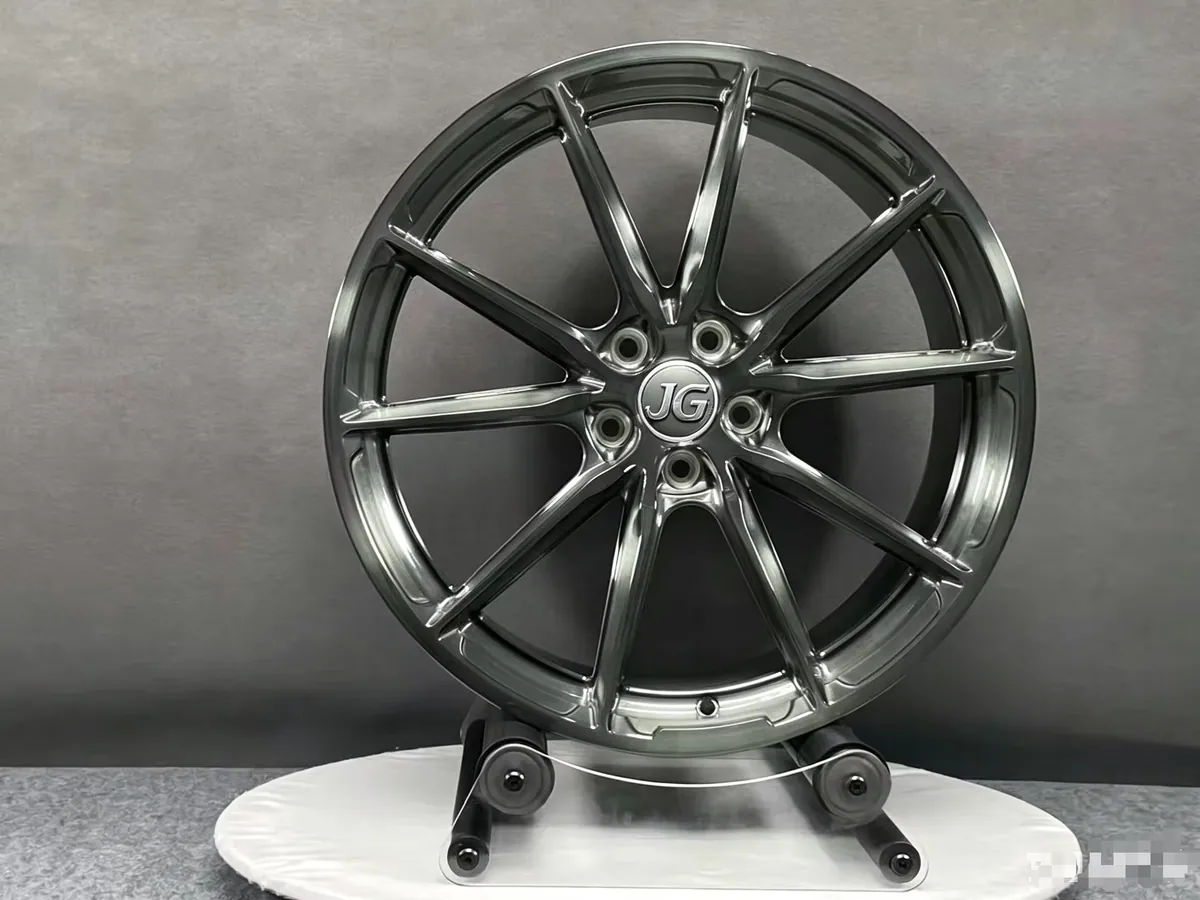 JG Factory Direct 5 Hole Monoblock Forged Wheels Gloss Gunmetal Machined Face Multi Spoke Concave Wheel-rims 5x114.3  Car Rims — JG forged wheel