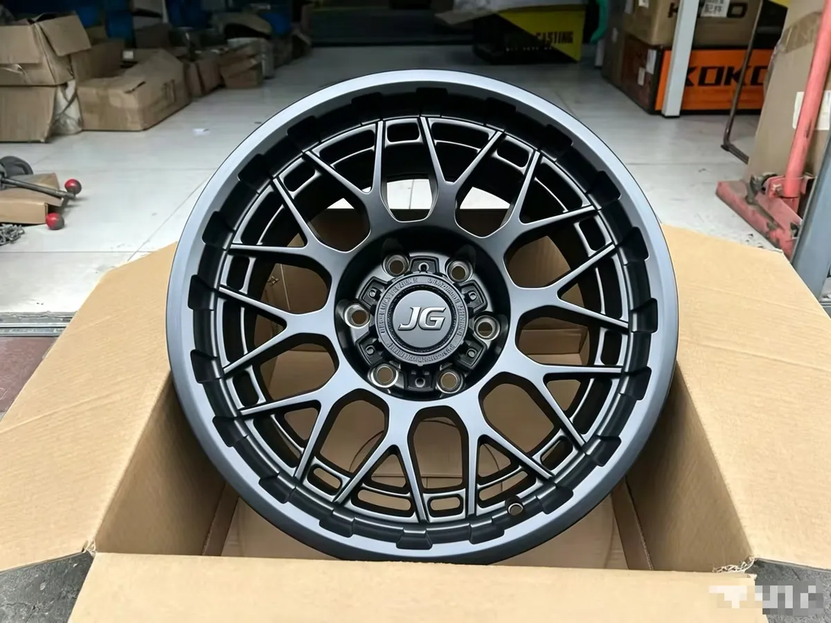 JG Factory Direct Mesh Design Concave Forged Wheel-rims Matte Gunmetal Machined Monoblock Forged Wheels for Japanese Sports Cars — JG forged wheel