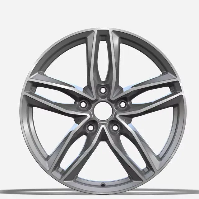 JG Factory Direct Sales of Double Five Spoke Alloy Wheels, 5 * 120mm, 5 * 130mm Billet Wheels, Suitable for Audi, Mercedes Benz forged wheel