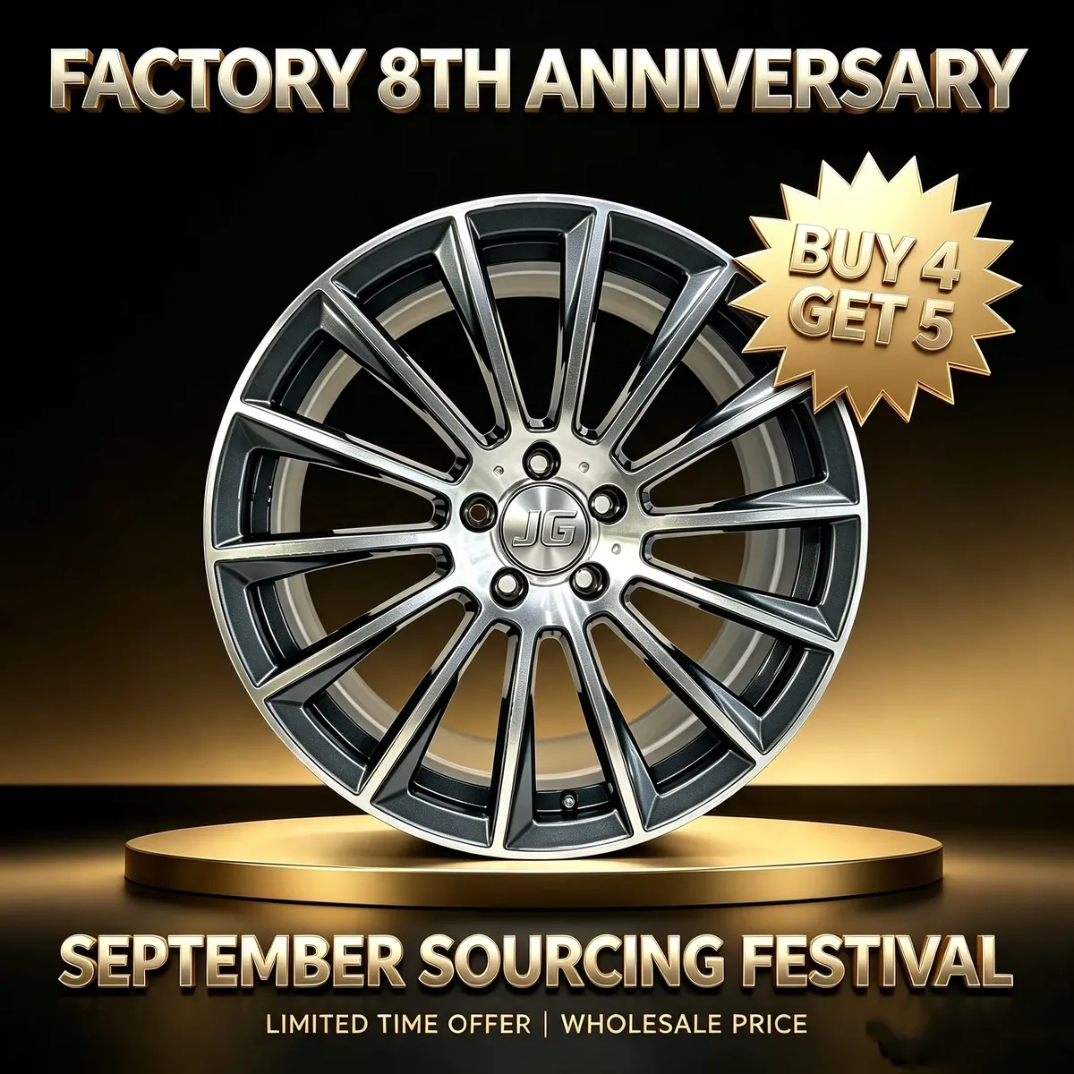JG Factory Forged Alloy Wheels 19 20 Inch 5*112 43 Offset Multi Spoke Car Rims for Mercedes S Class E Class BMW forged wheel