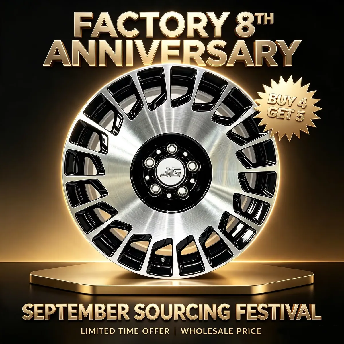 JG Factory Machine Face Forged Wheels Combination/Floating Center Cap 20 Inch 5x112 ET 36 43 for Mercedes BMW Audi JWL VIA forged wheel