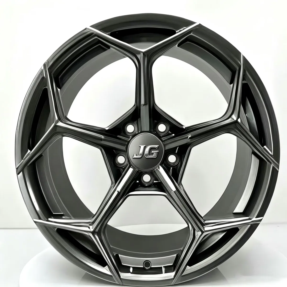 JG Factory New Creative Design Forged Wheel Hub Silver 6061-T6 Aluminum Custom PCD ET for BMW Porsche benz audi Buy 4 Get 1 Free forged wheel