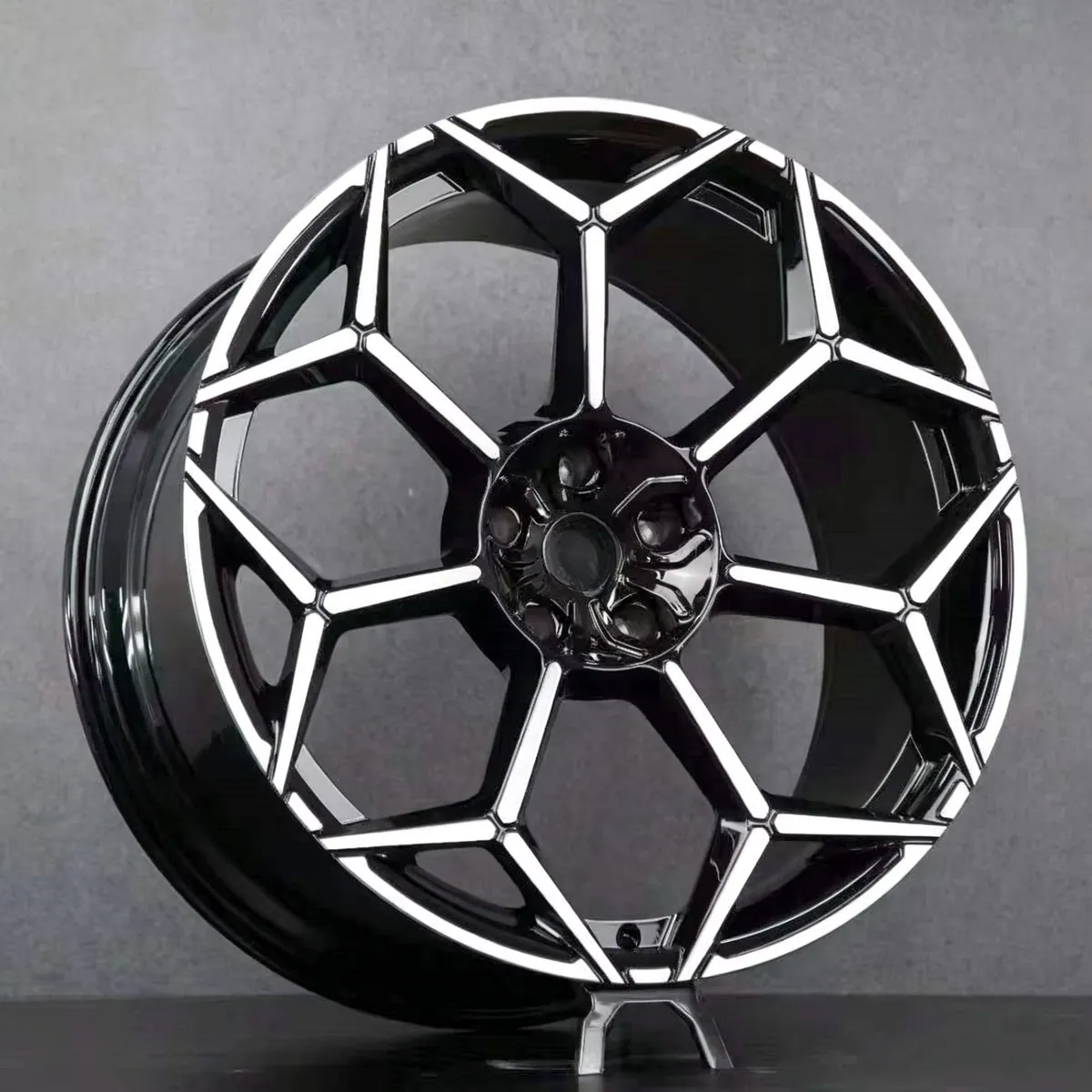 JG Factory One Piece 6061-T6 Forged Aluminium Alloy Brushed Black Custom PCD ET Hub Bore Aftermarket Wheels 10.5J Multiple — JG forged wheel