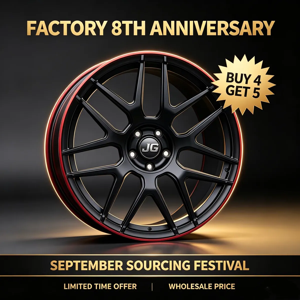 JG Factory One Piece 6061-T6 Forged Multi Spoke Alloy Wheels  21inch PCD 5x130mm  ET 30 Car Rims for Benz BMW Audi forged wheel