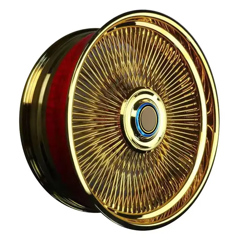 JG Factory Produces Retro Multi Spoke Gold Aluminum Alloy 20 Inch 127mm PCD Passenger Car Wheels — JG forged wheel