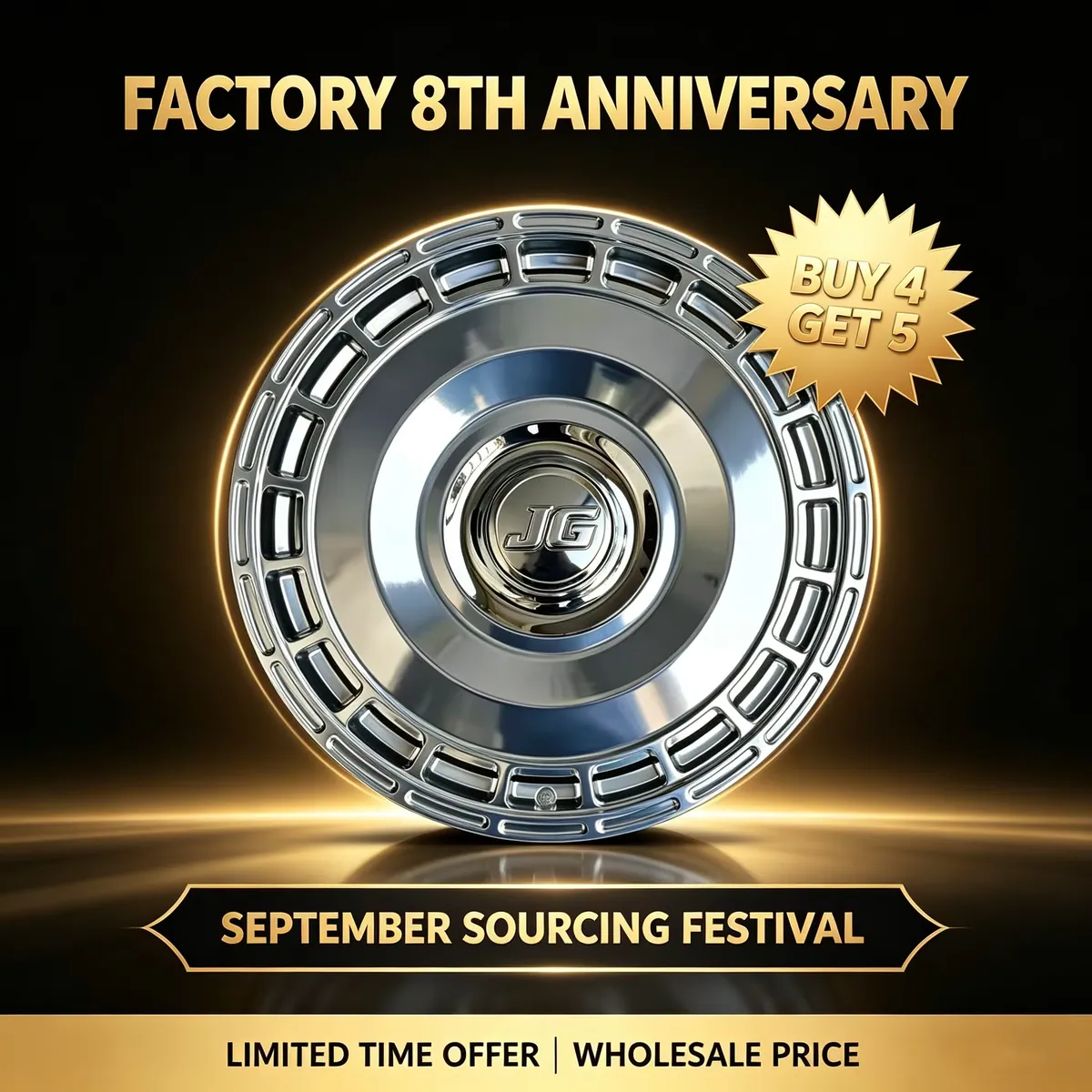 JG Factory Promotion One Piece 6061-T6 Forged Alloy Wheels Disc Design 19/20inch PCD 5x112mm ET 36 Car Rims for Benz Retro Car forged wheel