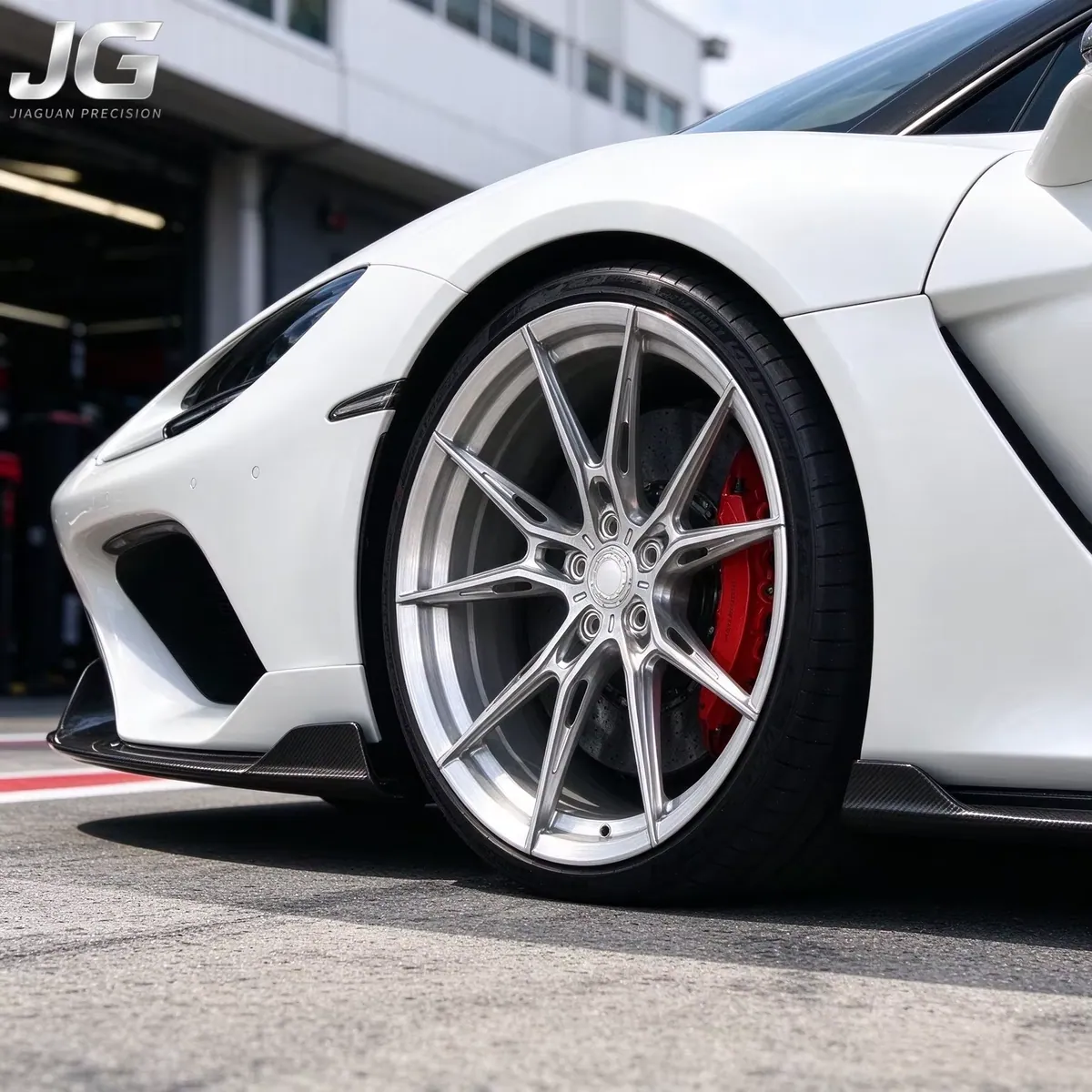 JG Forged Wheel 20 21 22 Inch 6061-T6 Aluminum Alloy Rim Brushed Silver CNC Custom Fit Mercedes Benz S Class BMW M3 M4 forged wheel