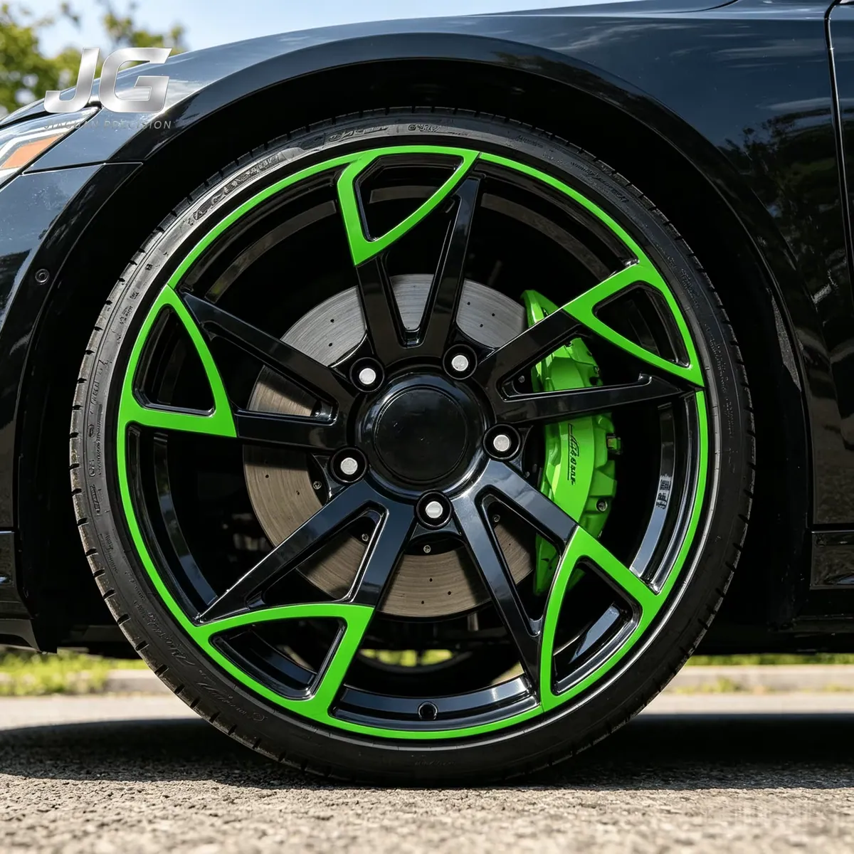 JG Forged Wheel Rims 5x114.3 5x112 5x120  Customizable Double Color 18 19 20 21 22 Inch Aluminium Alloy for Passenger Car Wheels forged wheel
