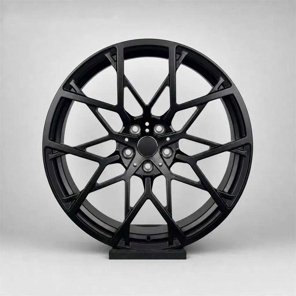 JG Forged Aluminium Alloy Wheels 18 19 20 21 22 24 Inch 5x112 5x120 Matte Spoke Wheels for Performance Sedan forged wheel