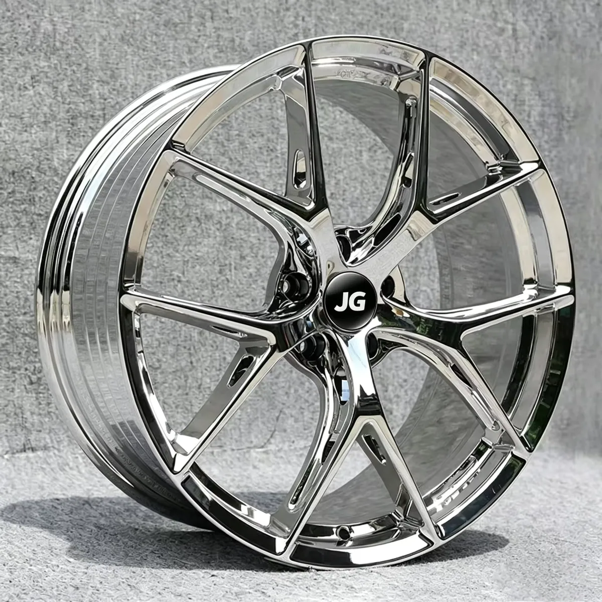 JG Forged Wheels Aluminum Alloy 17/18/19/20/21/22/24 Inch Chrome Custom Rims 5x100/5x114.3/5x115/5x120 Passenger Car Wheels forged wheel