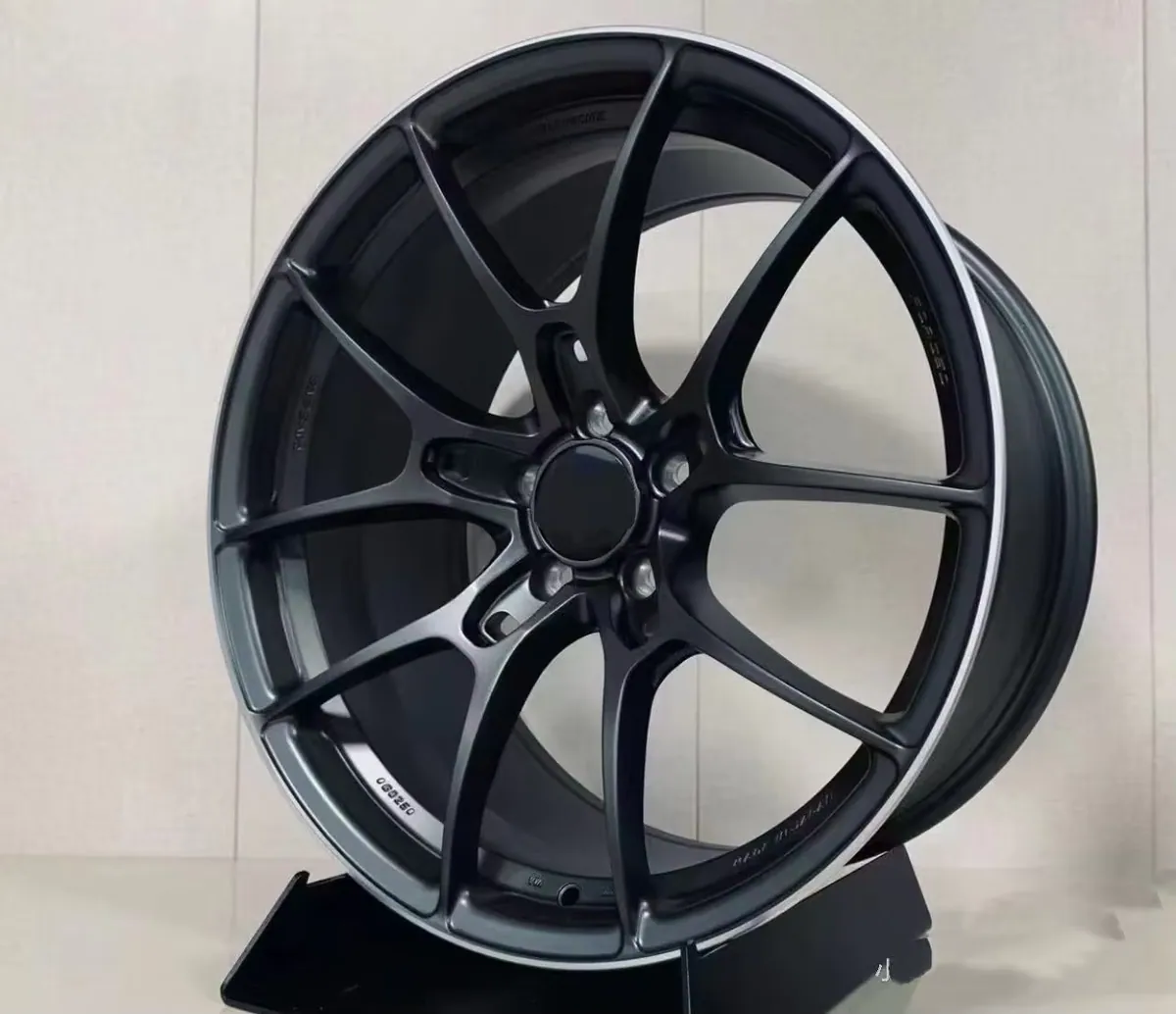 JG Forged Black Chrome Mirror 5 Spoke Concave JDM Style Monoblock Forged Tuning Wheels for Universal JDM Passenger Car forged wheel