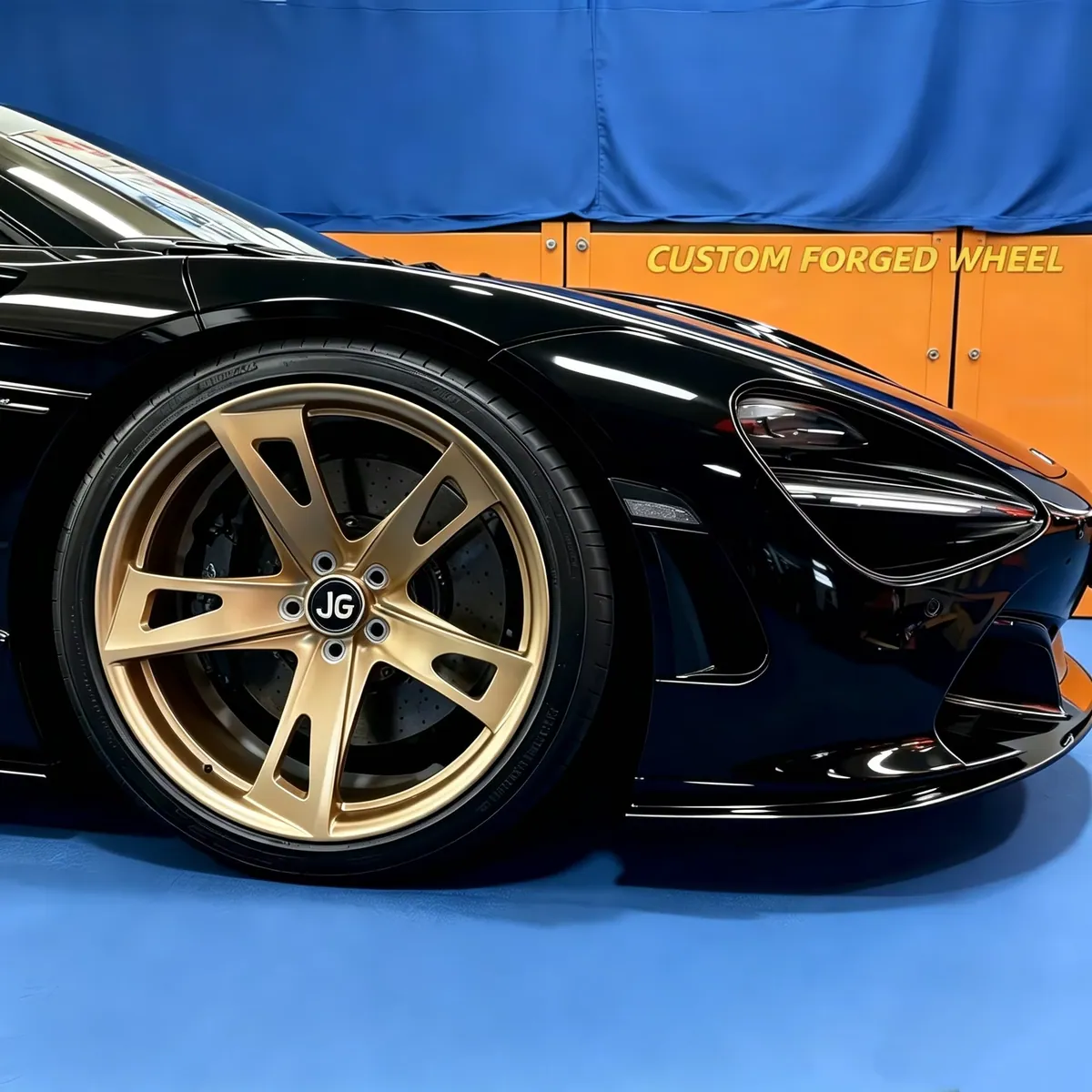 JG Forged Bronze Finish Rims 5 Spoke Racing Alloy Rims 16 17 18 19 20 21 22 Inch 5x100 5x114.3 for Passenger Cars forged wheel