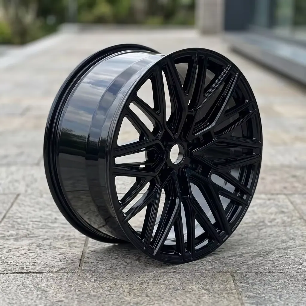 JG Forged Wheels Gloss Black Multi  Spoke Radiating Hollow Alloy Rims 5x112 5x114.3 for BMW Audi Tesla Porsche Luxury Cars forged wheel