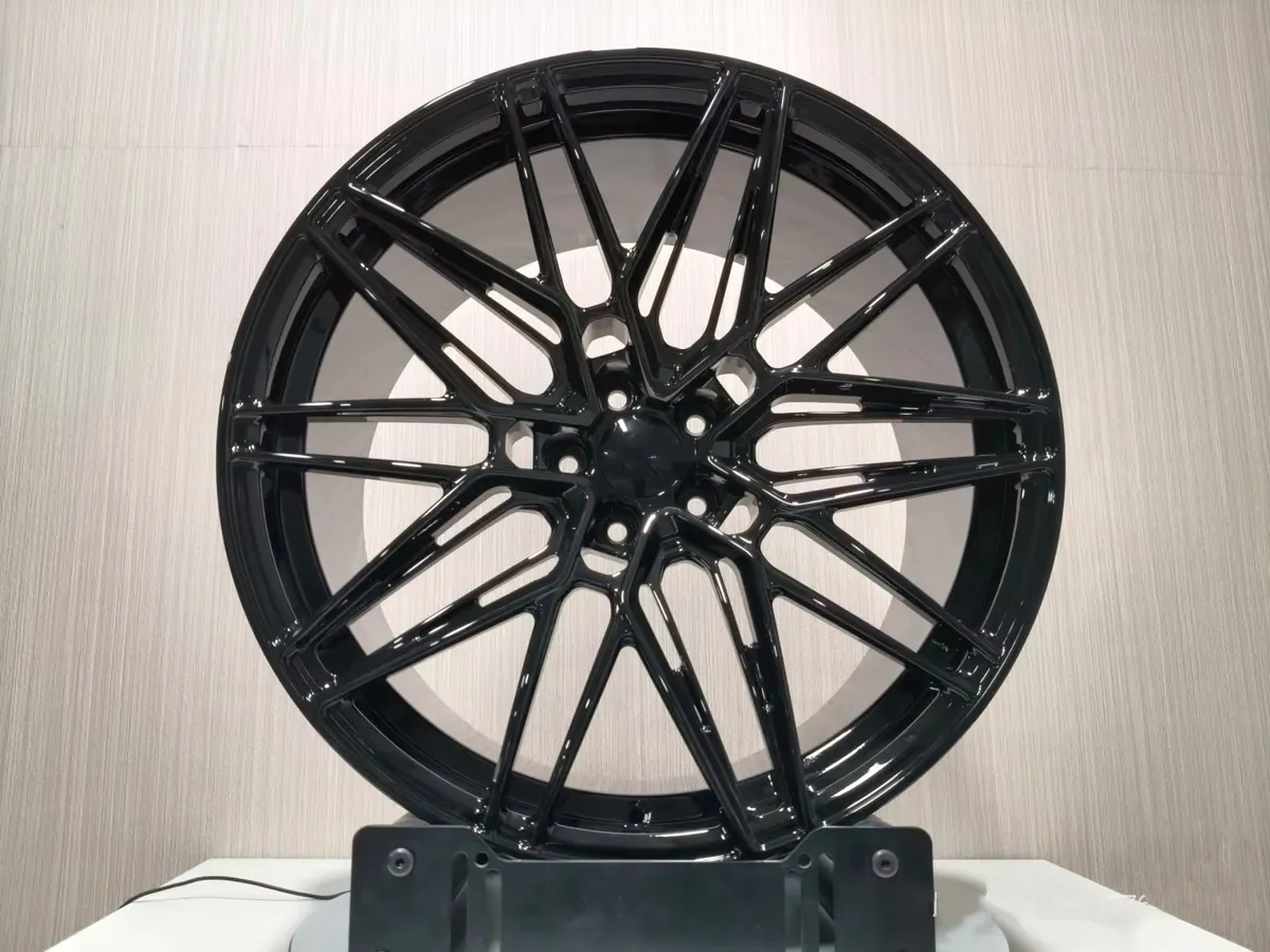JG  Forged Wheel Rims Gloss Black Powder Coated Multi Spoke Concave Rims Fit for Most Universal Passenger Vehicles Refit Upgrade forged wheel