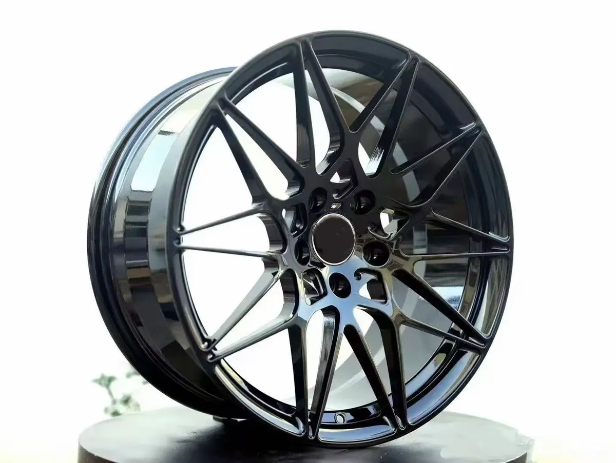 JG Forged Gloss Black Split Multi Spoke Concave Monoblock Forged Tuning Wheels for Universal Passenger Car EV Refit Upgrade forged wheel