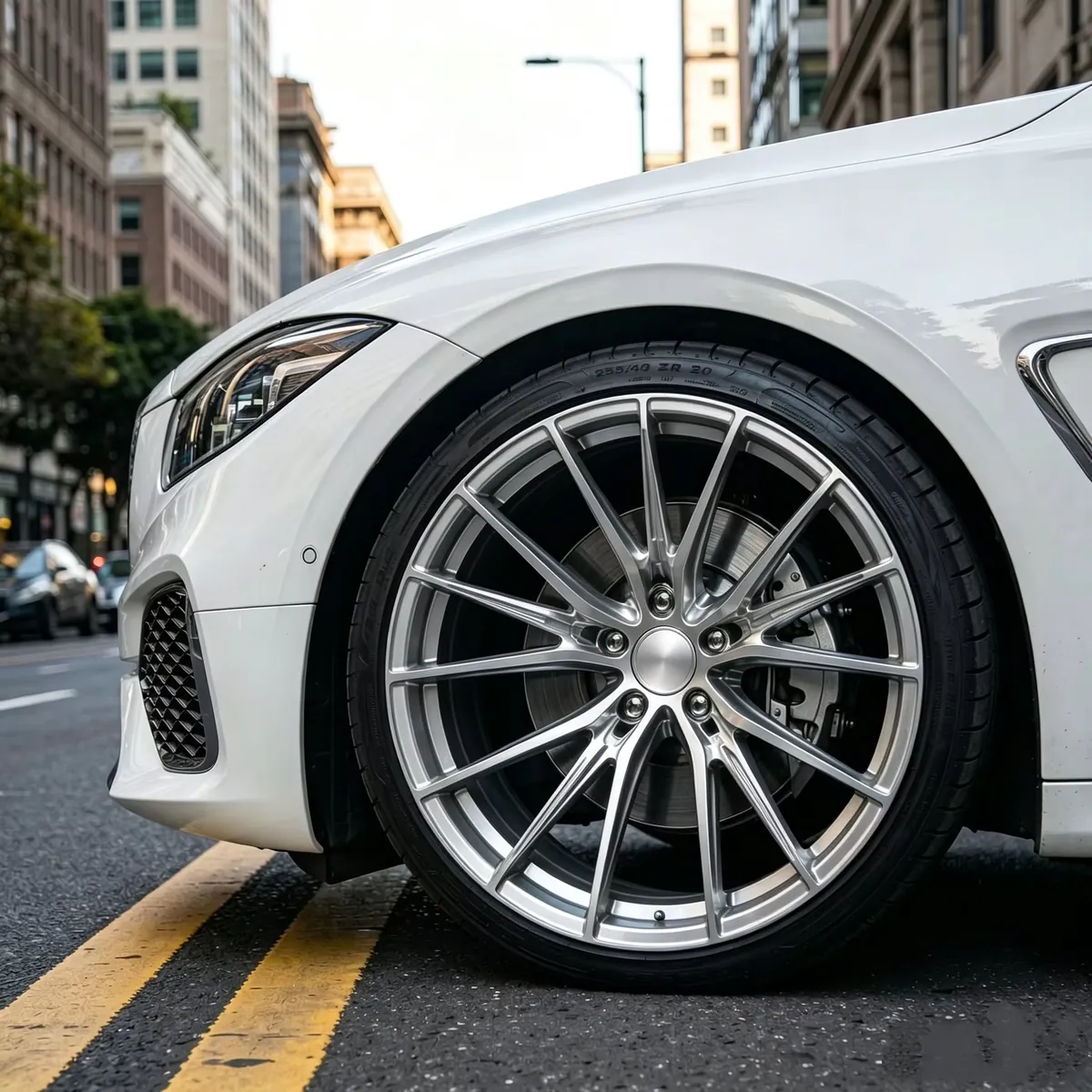 JG Forged Wheels  Gloss Silver Multi Spoke 16 17 18 19 20 21 22 Inch 5x100 5x114.3 Polished Finish for Passenger Cars forged wheel
