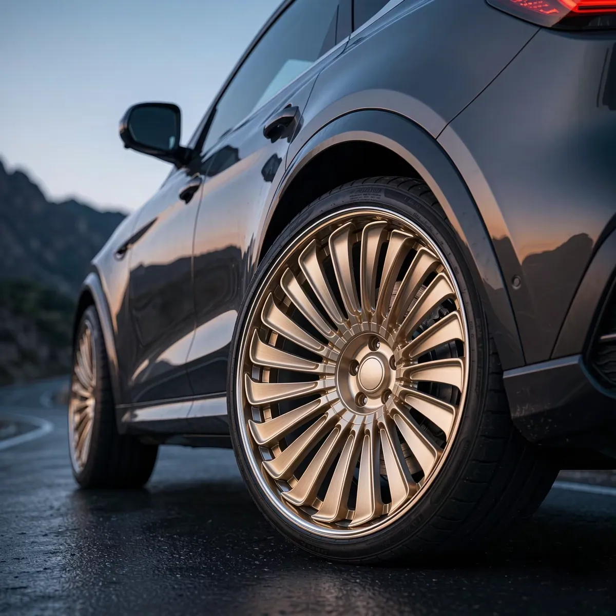 JG Forged Wheels Gold Center Spokes Racing Alloy Rims 16 17 18 19 20 21 22 Inch 5x100 5x114.3 for Passenger Cars — JG forged wheel