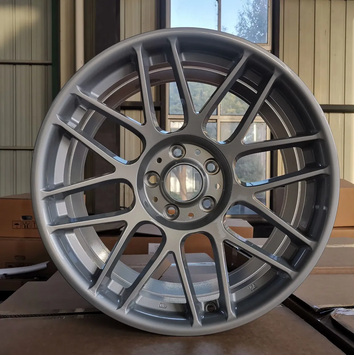 JG Forged Wheels Gunmetal Grey Multi Y Spoke Concave Alloy Rims 17-22 Inch 5x112 5x114.3 for Sedan EV Luxury SUV forged wheel