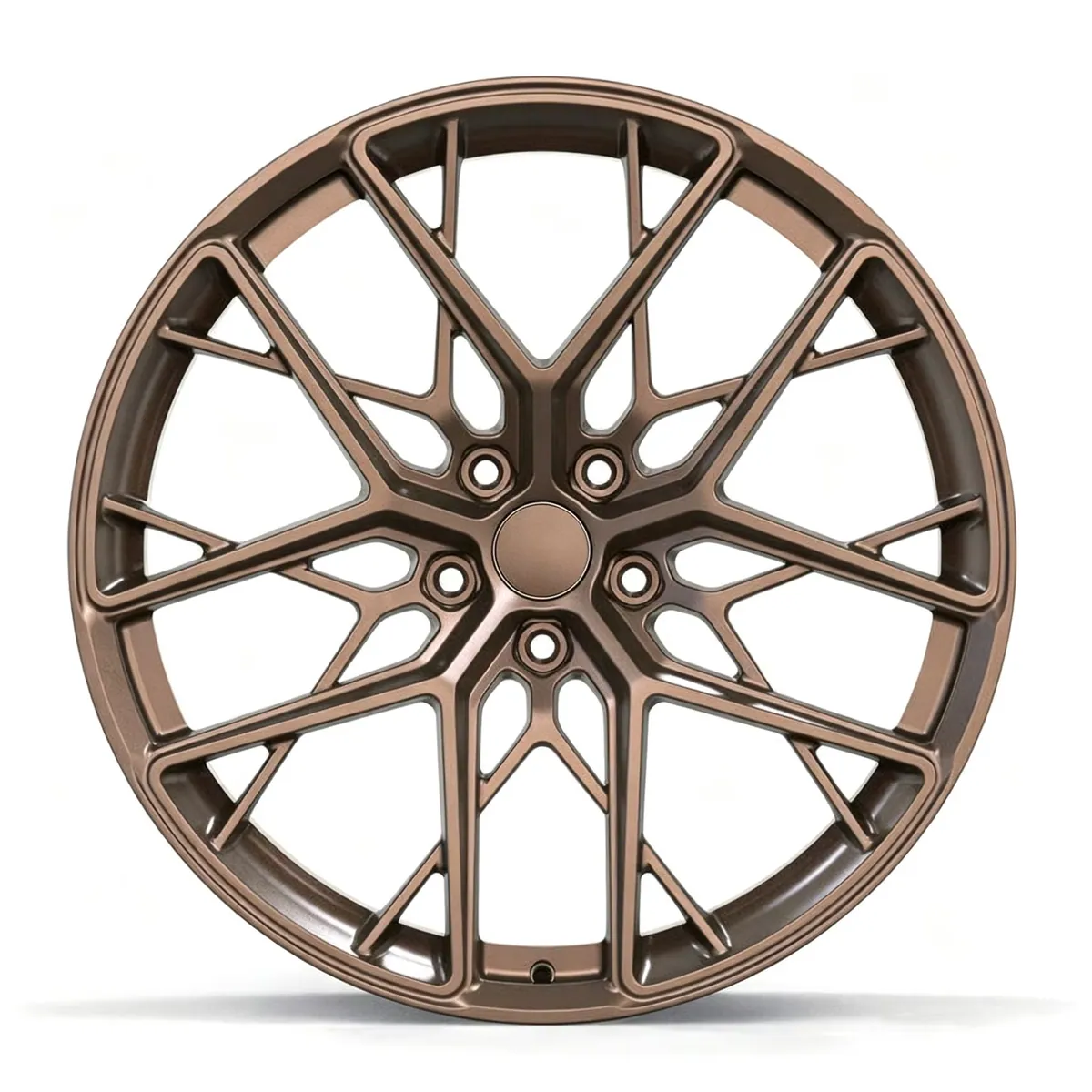 JG Forged Matte Bronze Y Spoke Alloy Wheels 17-22 Inch 5x112 5x114.3 5x120 Luxury Sport Rims for Passenger Cars — JG forged wheel