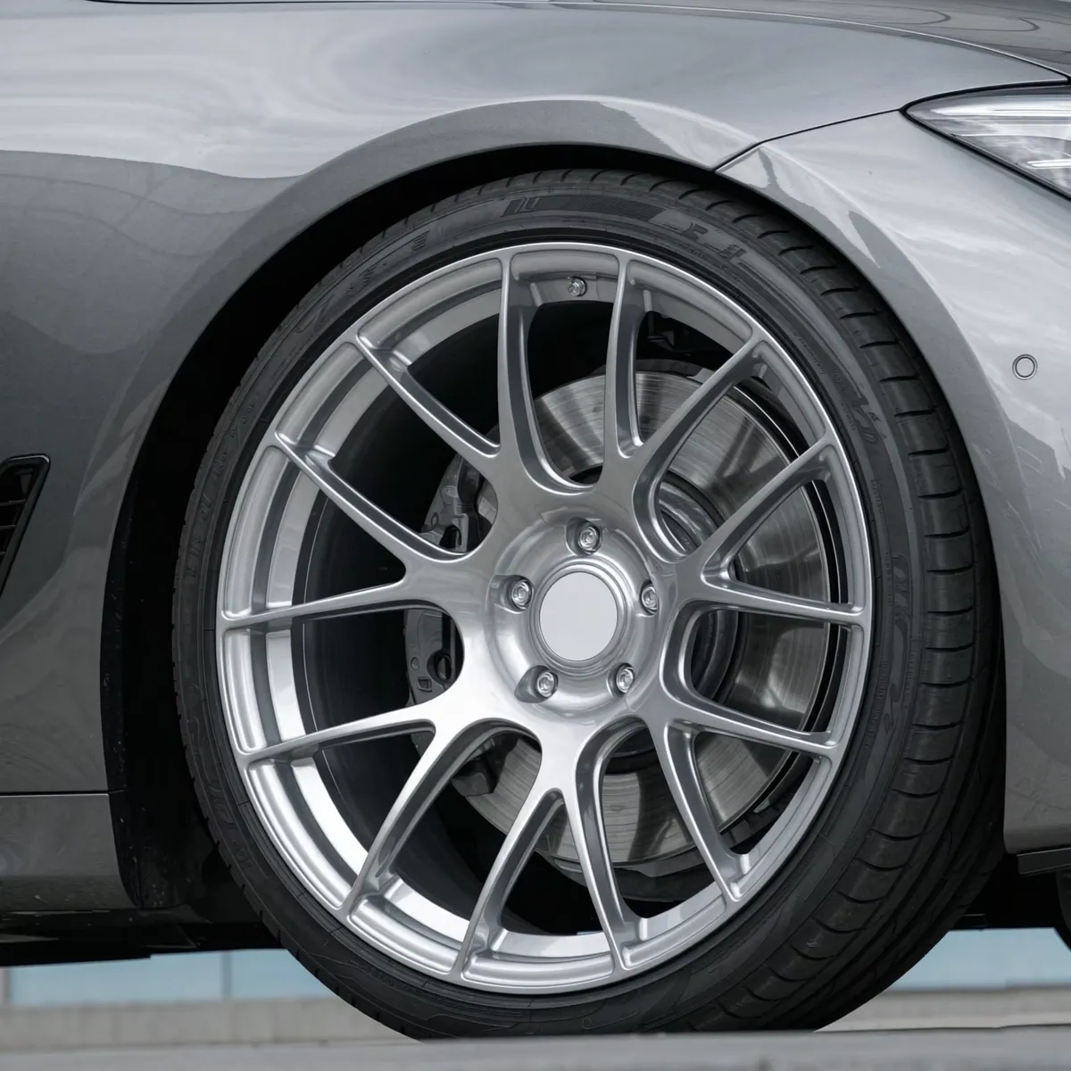 JG Forged Polished Finish Wheels Silver Multi Spoke Racing Alloy Rims 16 17 18 19 20 21 22 Inch 5x100 5x114.3 for Passenger Cars forged wheel