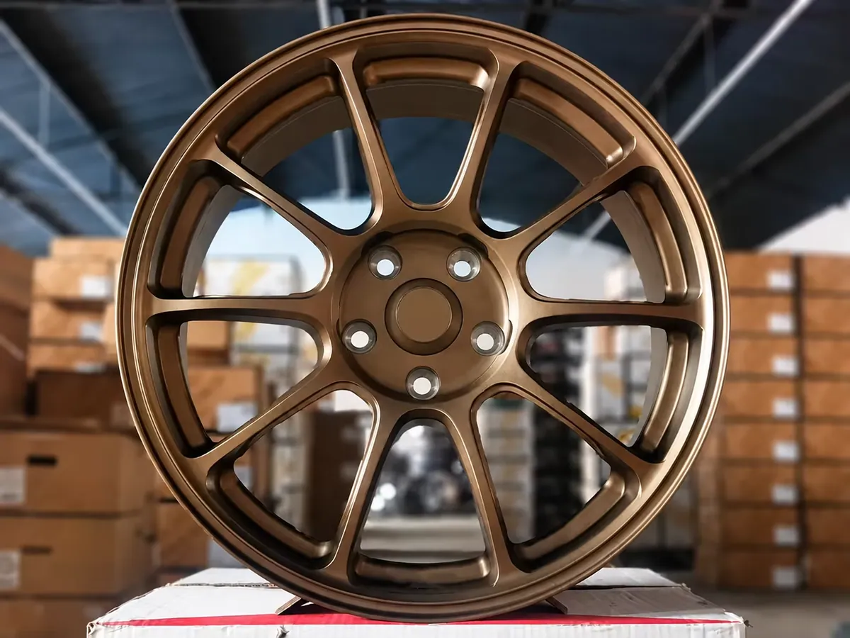JG Forged  Powder Coated 6 Spoke Concave JDM Style Car Forged Wheels for Most JDM Passenger Vehicles Refit Upgrade forged wheel