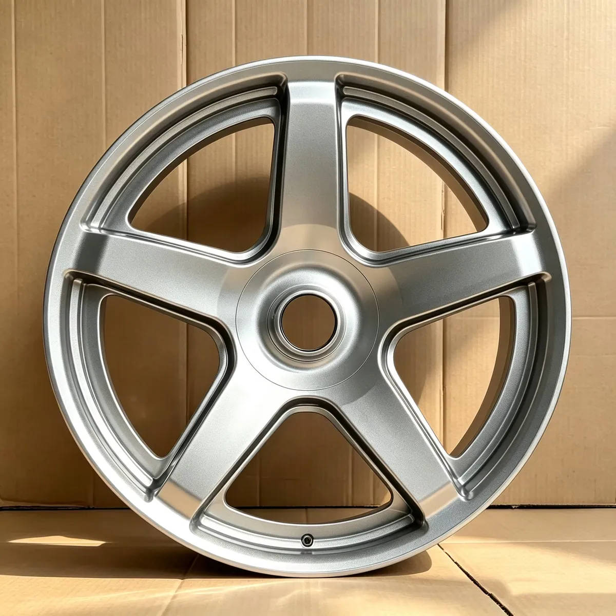 JG  Forged Wheels Silver Machined 5 Spoke Concave Deep Dish Alloy Rims 17 Inch 5x112 5x114.3 5x120 for Sport Sedan EV Luxury Car forged wheel