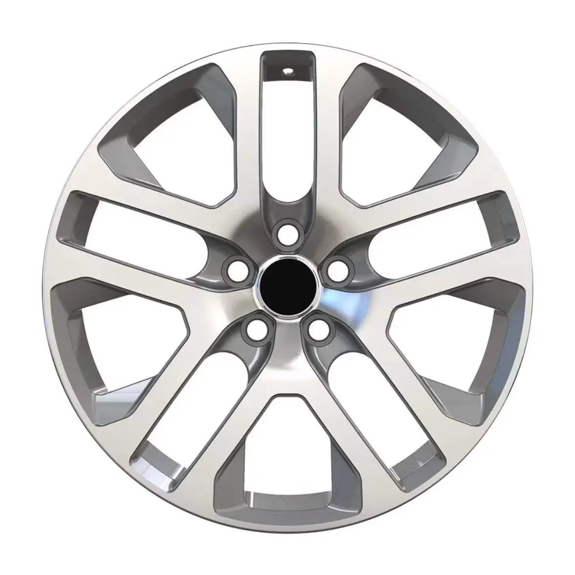 JG Forged Alloy Wheels Silver Machined Face 10 Spoke Double 5 Spoke Rims 17-22 Inch 5x112 5x120 for Passenger Cars forged wheel