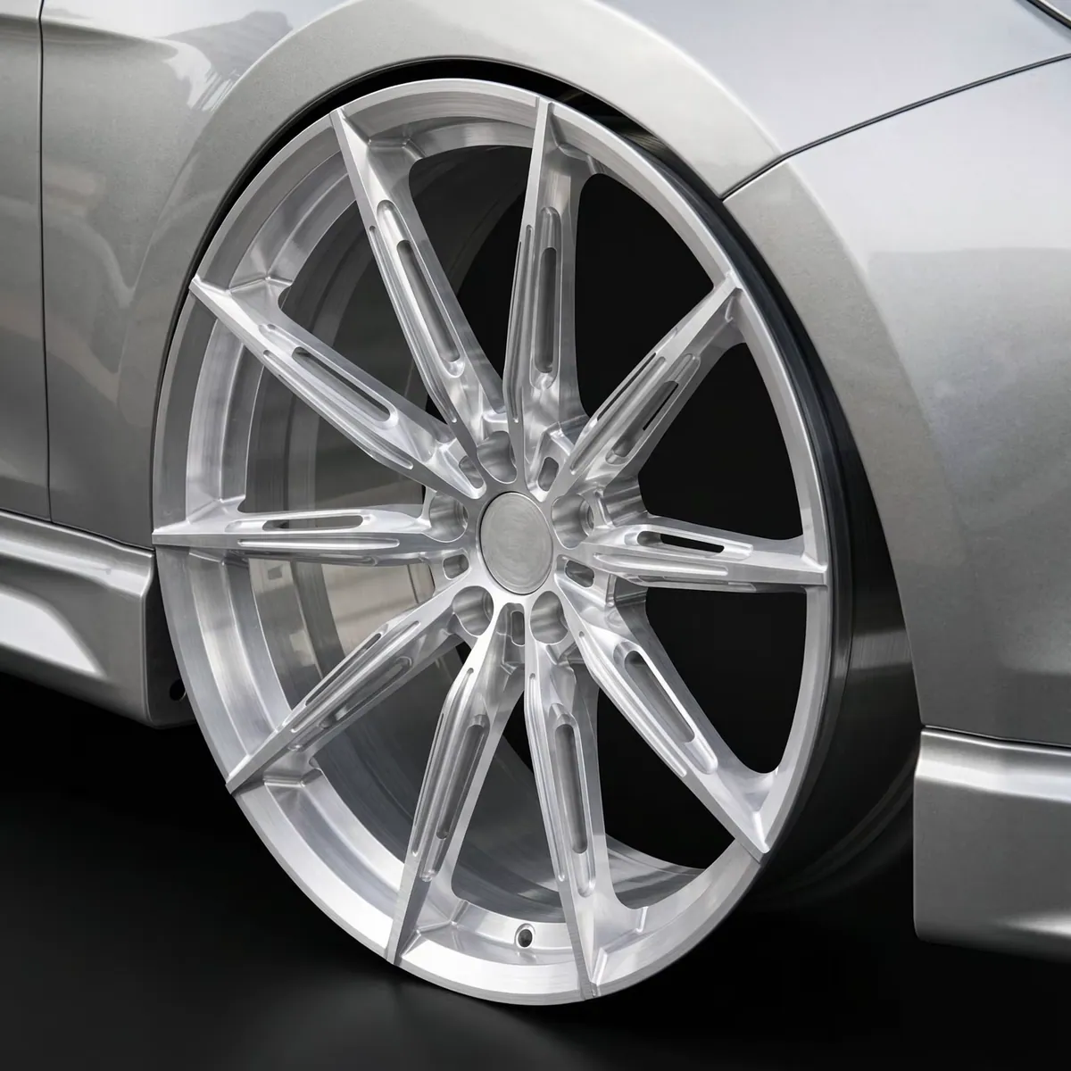 JG Forged Wheels Silver Multi Spoke 16 17 18 19 20 21 22 Inch  5x100 5x114.3 Brushed Finish Rims for Passenger Cars forged wheel