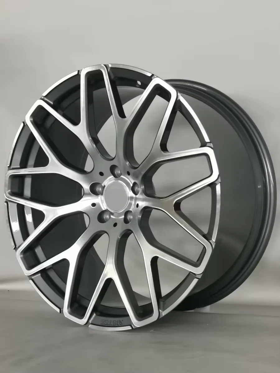 JG Forged Two-Tone Grey Machined Multi Spoke Concave Luxury Car Tuning Wheels for Most European Luxury Vehicle Refit Upgrade forged wheel