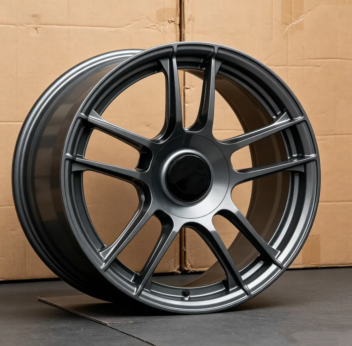 JG Gloss Gun Gray Split Multi Spoke Concave Sport Monoblock Forged Wheels for Universal Passenger Car EV Refit Upgrade forged wheel