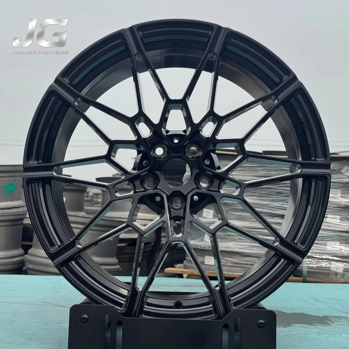 JG High Performance 17-24 Inch 5x112 5x114.3 5x120 Custom Forged Black Aluminum Alloy Wheels Fit for BMW M3 M4 G20 G30 G28 G80 forged wheel