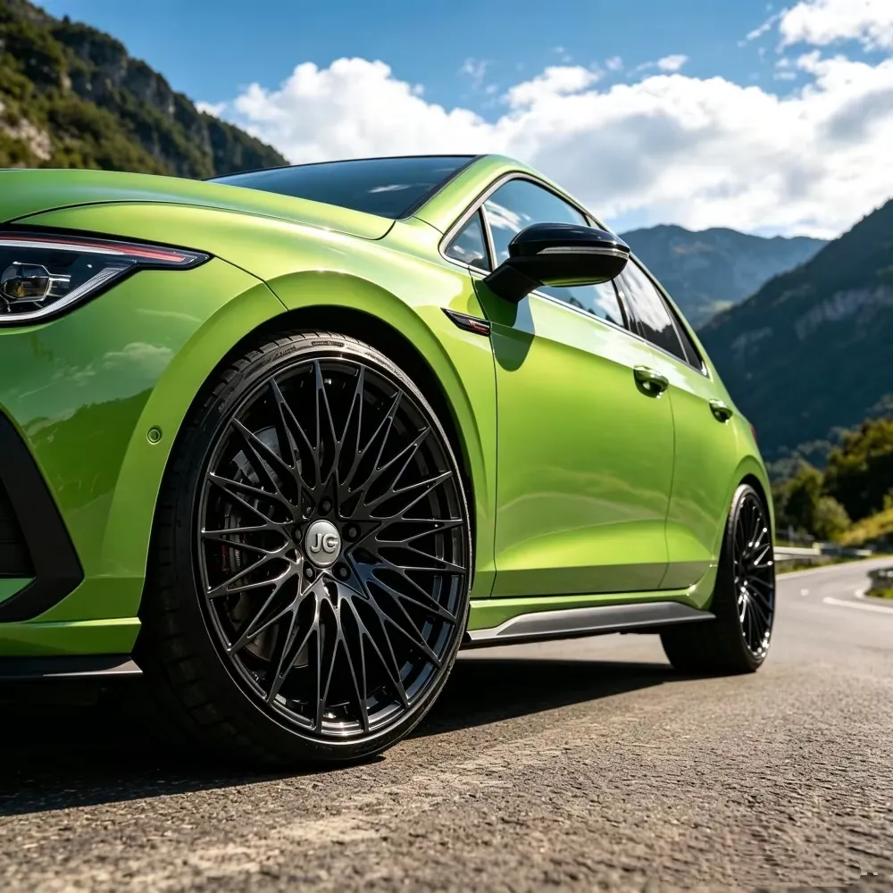 JG High-Performance 5x120 5x114.3 5x120 Forged Alloy Wheels 17 -24  Inch Multi V-Spoke Rims for Mercedes Benz BMW Audi forged wheel