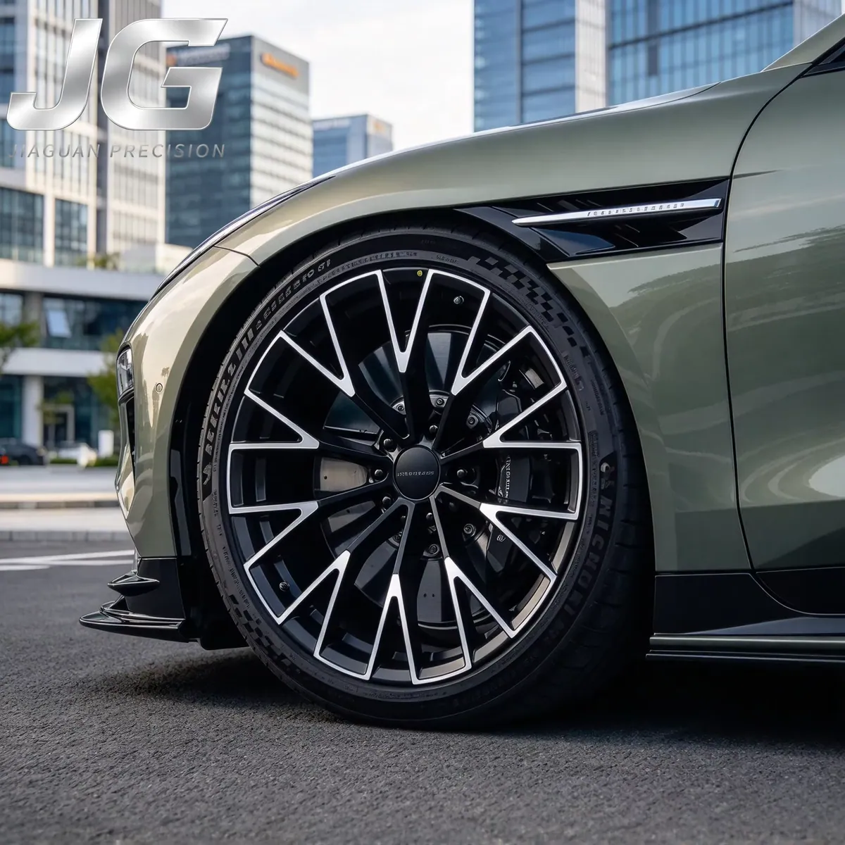 JG High Performance Satin Gunmetal 6061 T6 Forged Aluminum 18 19 20 21 22  Inch 5x128 5x114.3 Car Wheels Rims — JG forged wheel