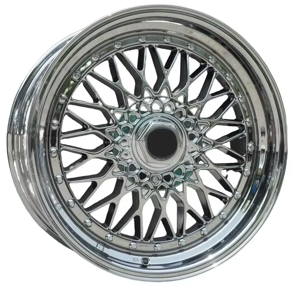 JG High Strength 17-22 Inch Forged  Car Aluminium Alloy Wheels Mesh Design Chrome 3 5 7 Series Performance Rims JWL VIA Standard forged wheel